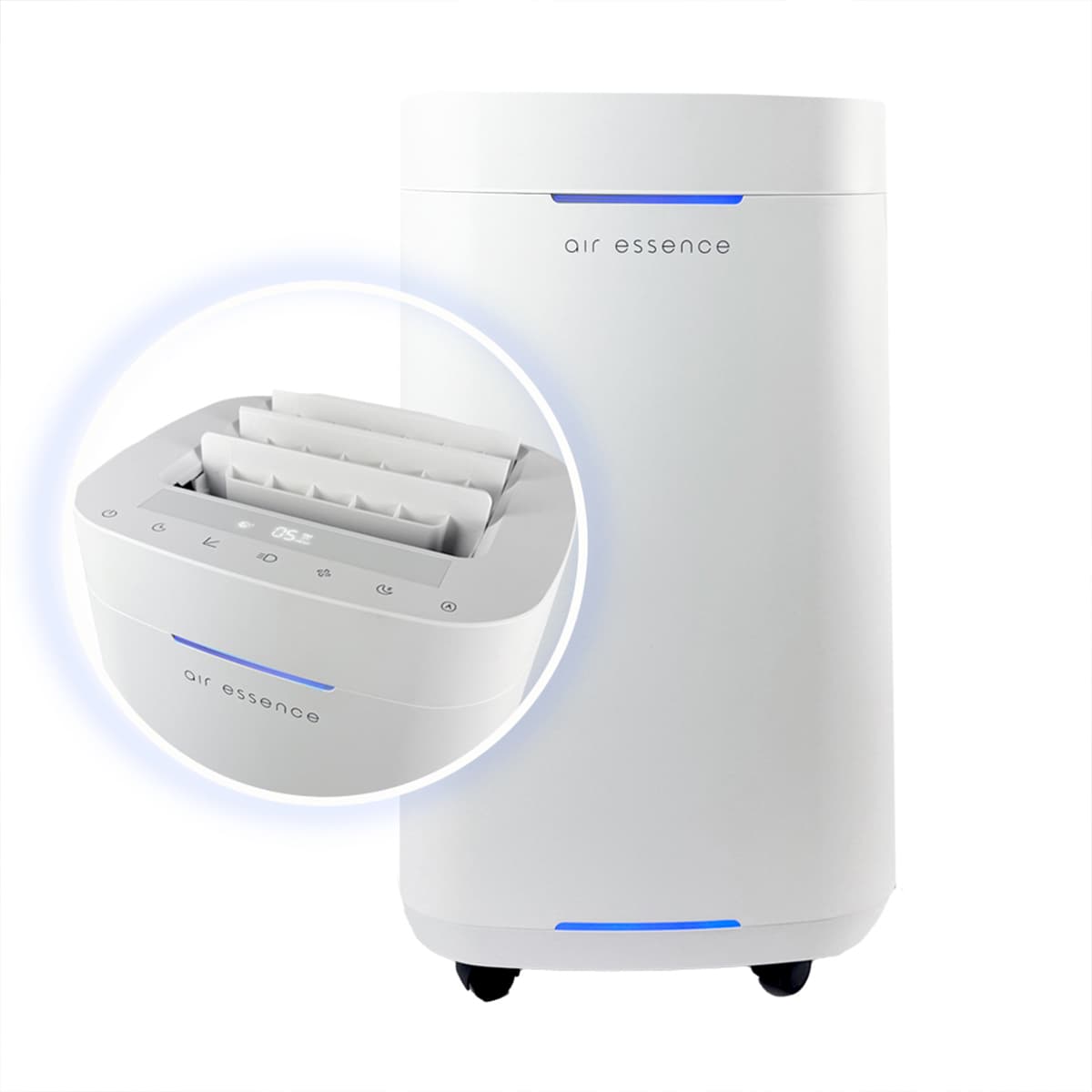 Графеновий очищувач повітря Eco Plasma LCD ESP Graphene, CADR 450 м³/год, білий