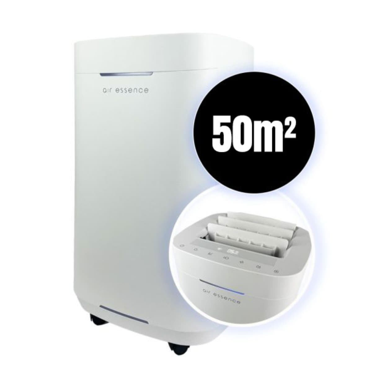 Графеновий очищувач повітря Eco Plasma LCD ESP Graphene, CADR 450 м³/год, білий