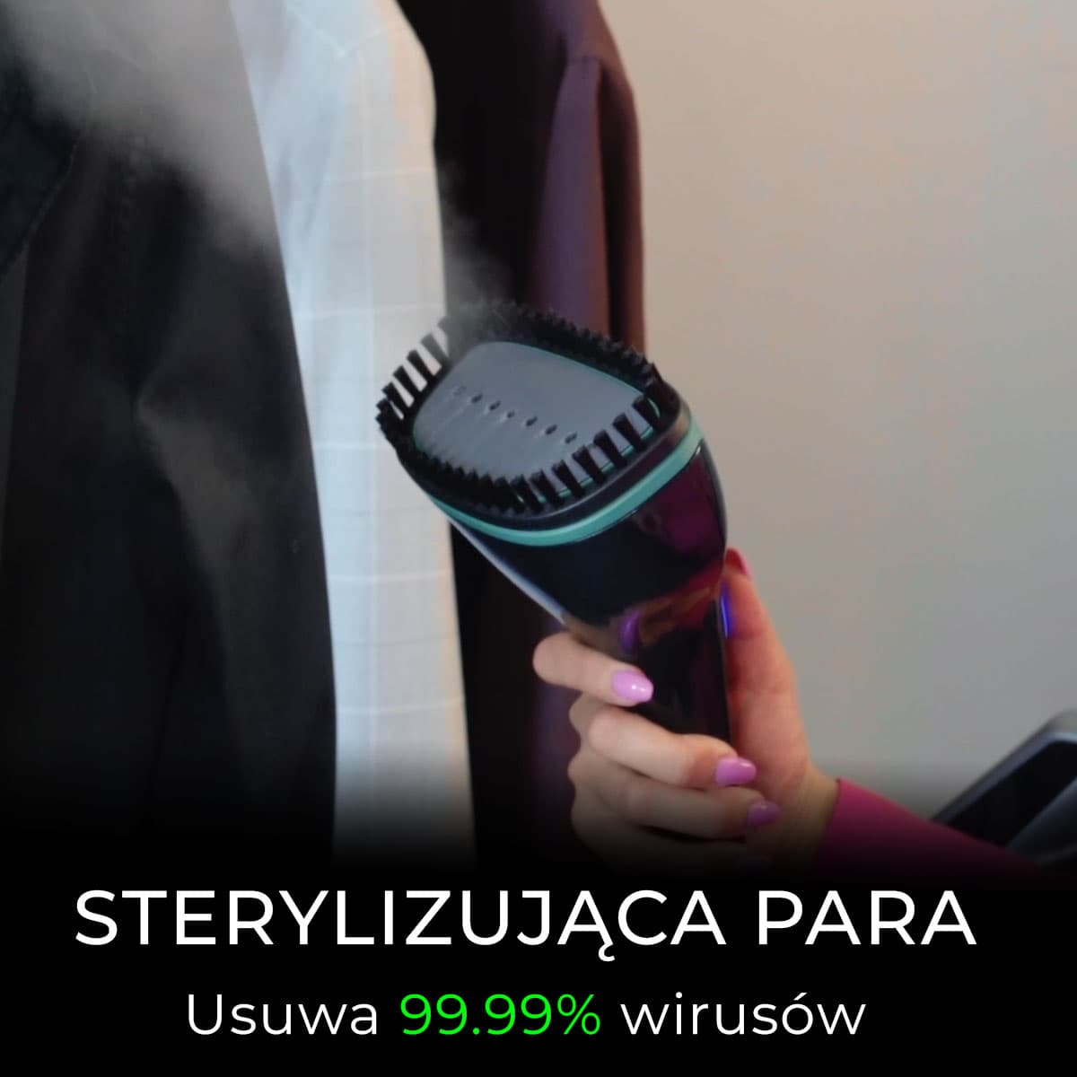 Парова система для прасування 2в1 LuminaSteam Elysium Max, 150 г/хв, чорний