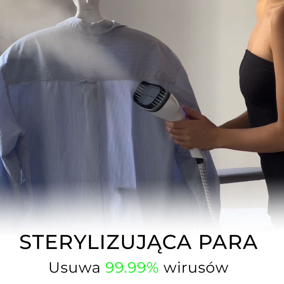Парова система для прасування 2в1 LuminaSteam Elysium, 120 г/хв, білий