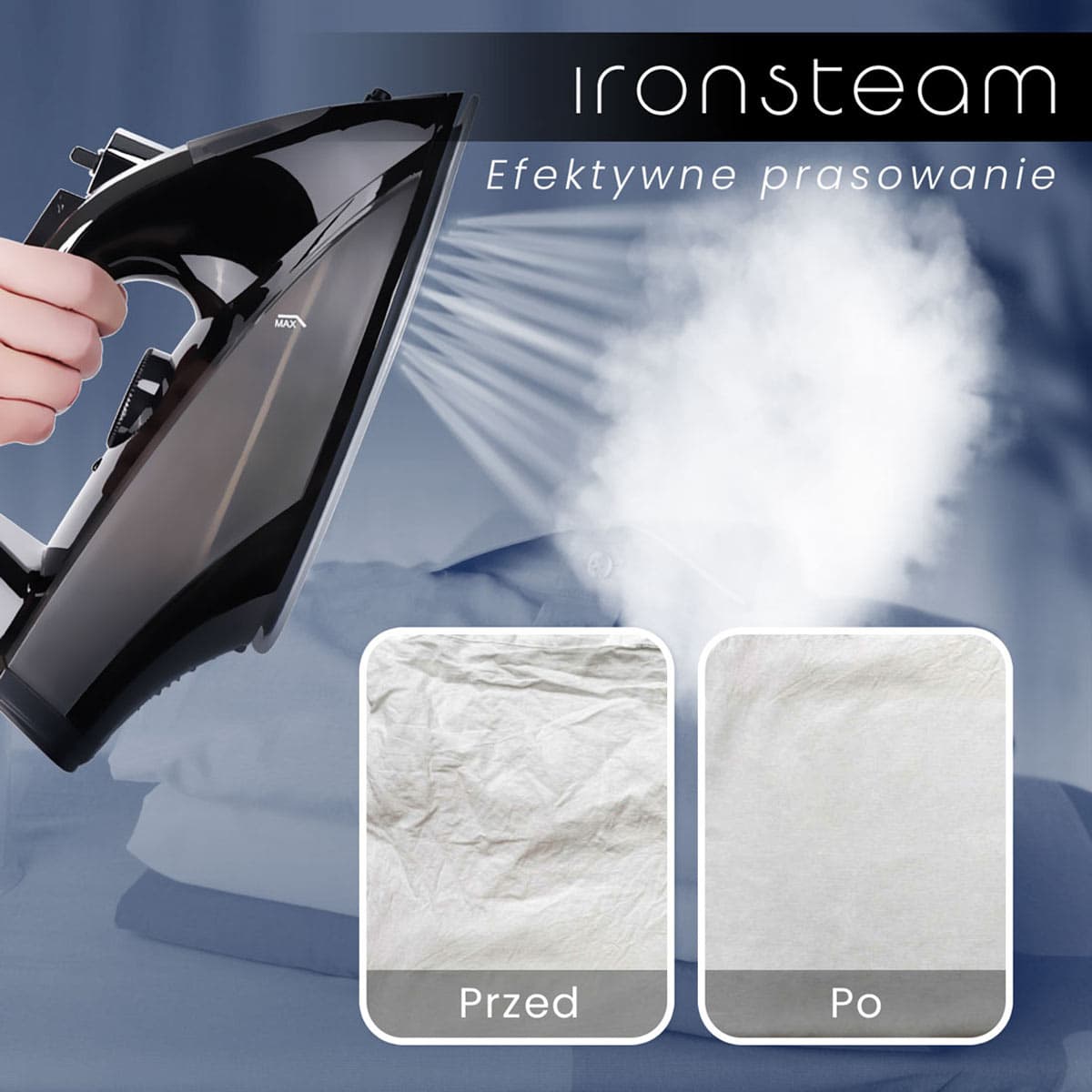 Парова праска Moosoo IronSteam, 1800 Вт